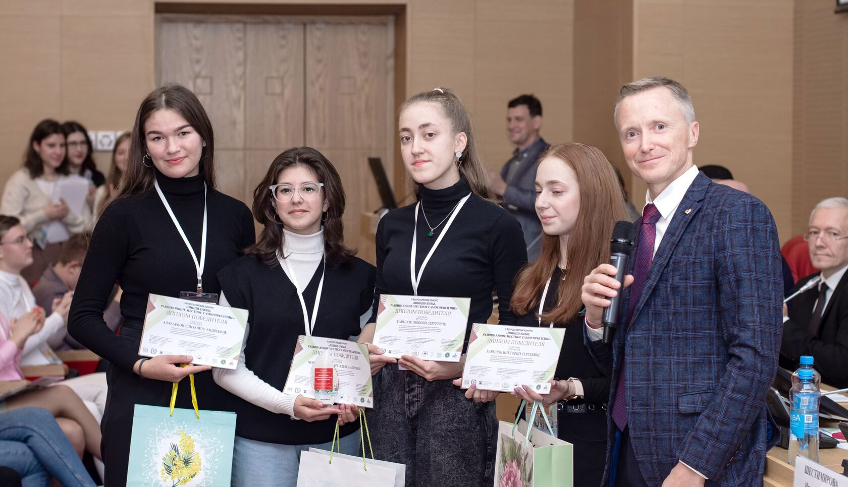 Награждение победителей всероссийского конкурса «Инициативы, развивающие местное самоуправление» Москва, 2022